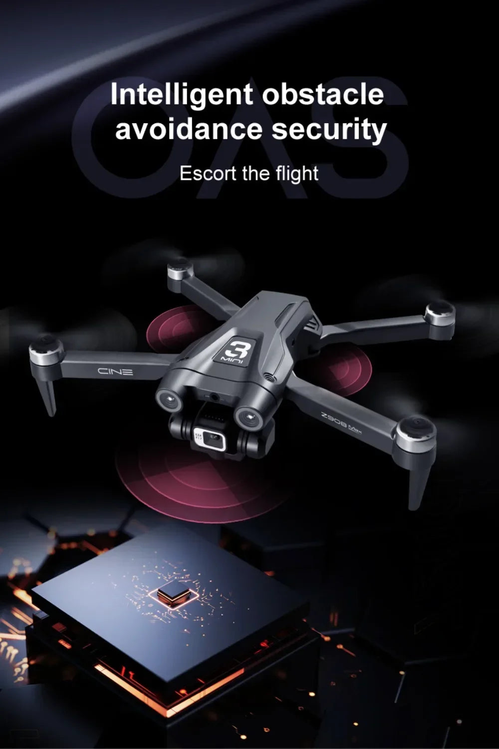 Xiaomi Mijia Z908 Pro/MAX Drone Profesional 8K y 4K – Cuadricóptero con Localización Óptica, Evitación de Obstáculos en 3 Lados, Control ESC, Vuelo Estable – Drone de Alta Precisión para Fotografía y Video