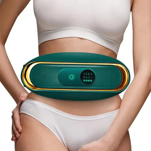 Cinturón Masajeador Abdominal Reductor – Eléctrico, Anticelulitis, Quema Grasa, para Mujeres | EMS + Vibración Alta Frecuencia