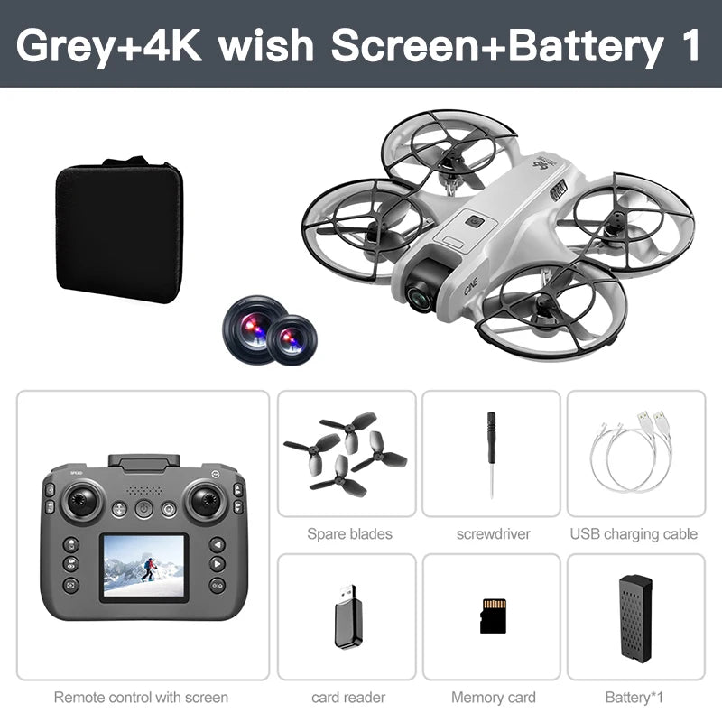 Drone MIJIA 8K HD con cámara ajustable y control remoto-8K-GREY-2