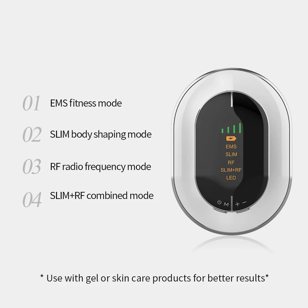 Masajeador Reductor Corporal con Cavitación Ultrasónica, EMS, Infrarrojos y Lifting Facial