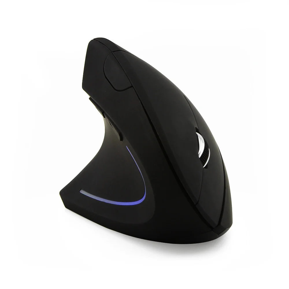 Raton ergonomico Vertical Wireless Mouse 2.4G – 6‑Botones, DPI Ajustable, Para Mano Derecha o Izquierda